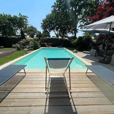 Villa Avec Piscine Andernos Les Bains Bagian luar foto