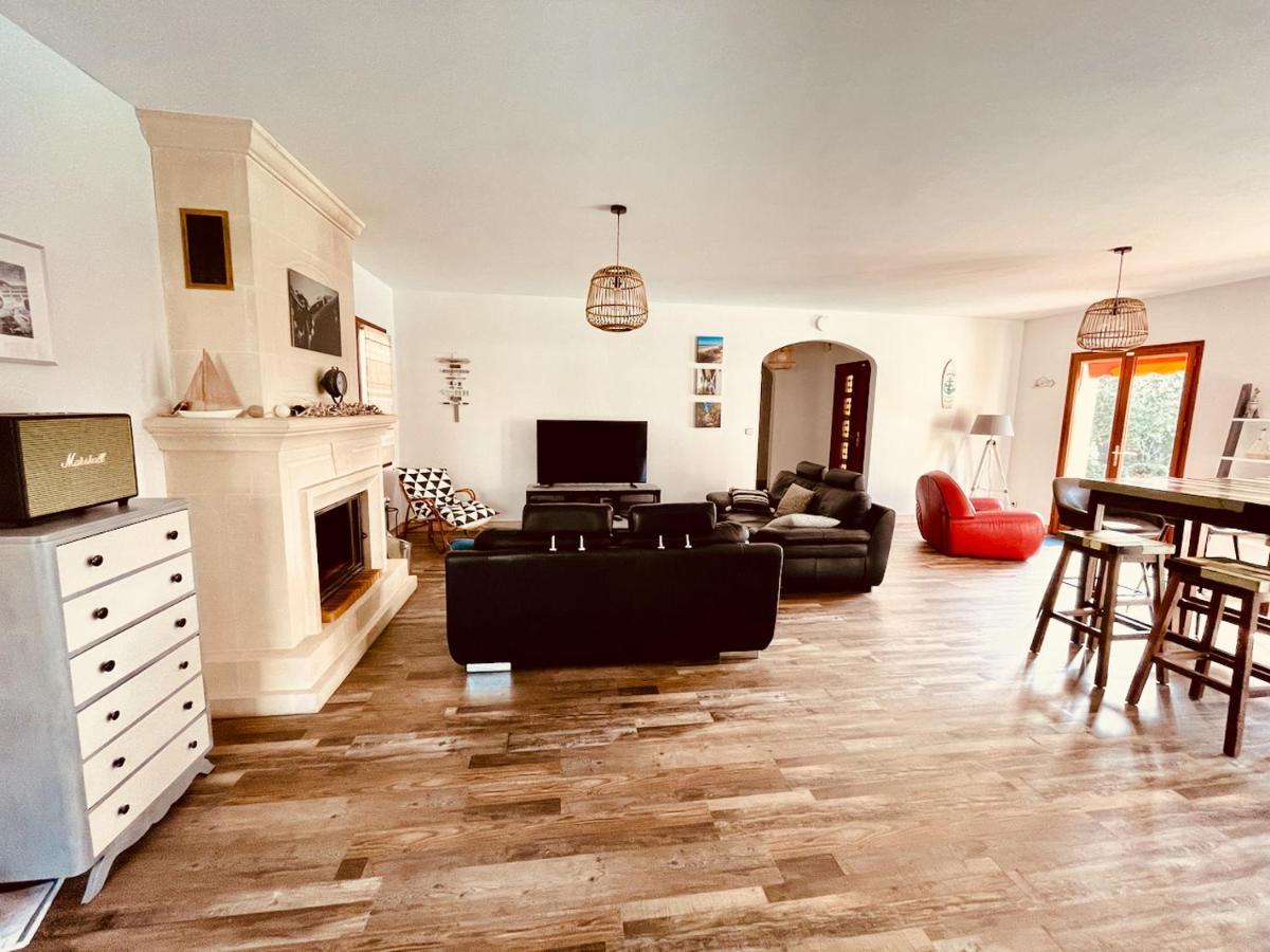 Villa Avec Piscine Andernos Les Bains Bagian luar foto