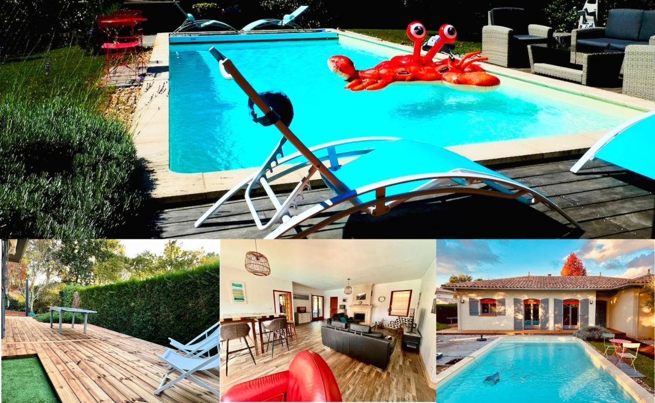 Villa Avec Piscine Andernos Les Bains Bagian luar foto